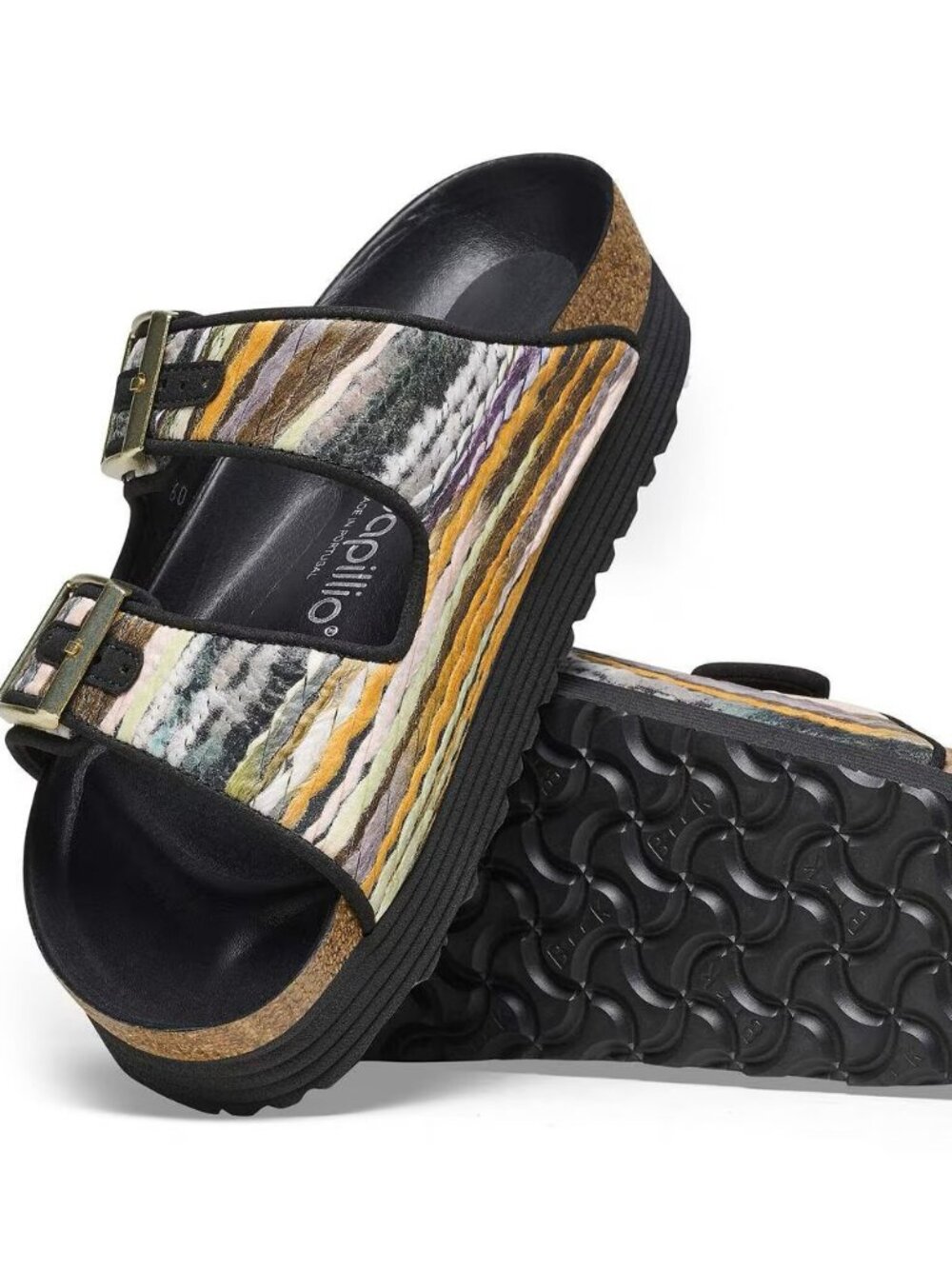 Birkenstock Yarn Stripe Arizona Flex Platform